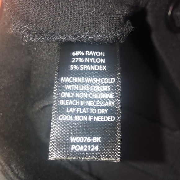 Betabrand Straight Leg Classic Dress Pant Yoga Pants Black Small Petite - Picture 10 of 16